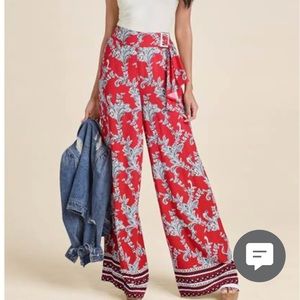 Paisley Patriotic Pants